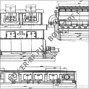 Чертеж топки ТЧЗМ-2-2,7/6,5 вид 2